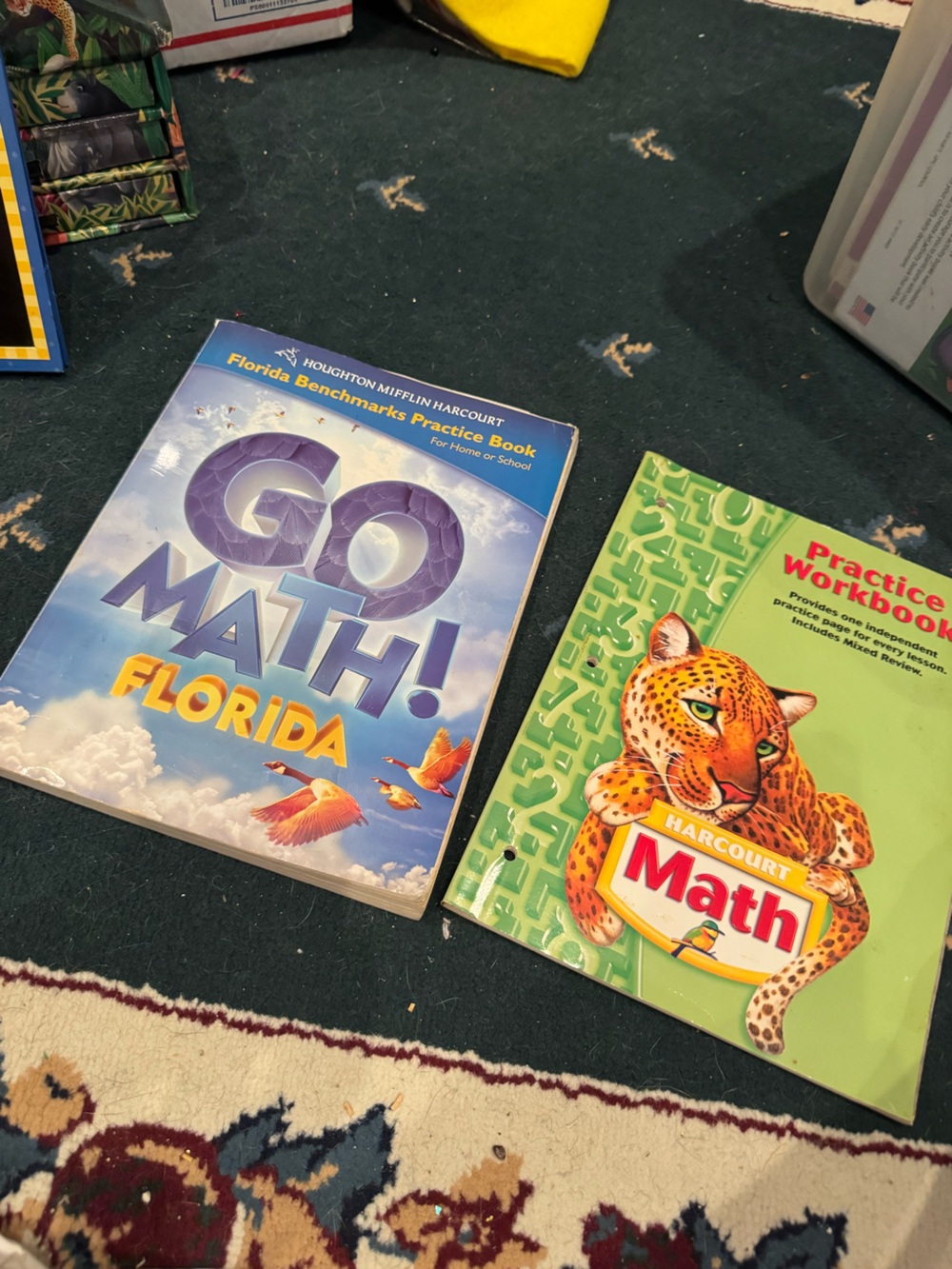 Harcourt Math Practice Workbook grades 4 and 5